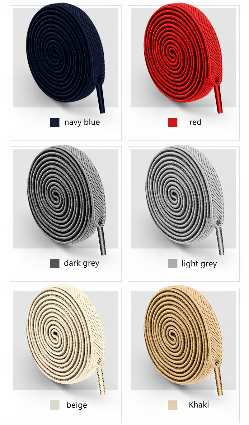 Easy-to-Use Press Lock Shoelaces - No Ties Needed! Perfect for Kids and Adults!