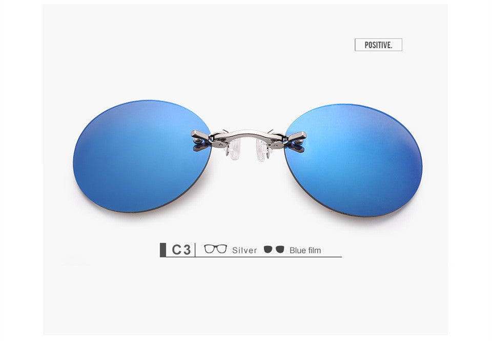 Add a Touch of Vintage Style to Your Look with TSRW's Clip-On Round Sunglasses - Inspired by Matrix Morpheus!