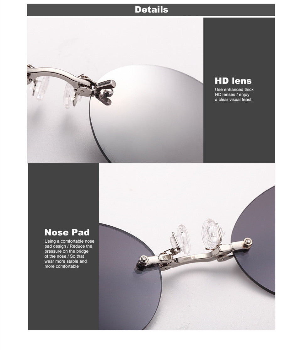 Add a Touch of Vintage Style to Your Look with TSRW's Clip-On Round Sunglasses - Inspired by Matrix Morpheus!