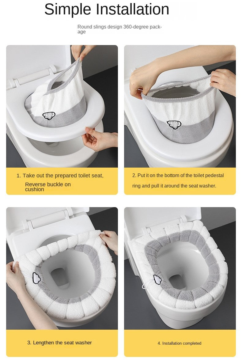 TSRW's Plush Winter Toilet Seat Cushion