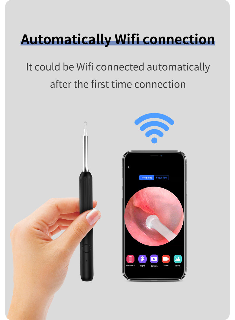Wireless Smart Ear Cleaner with Camera - Clear Your Ears with Ease