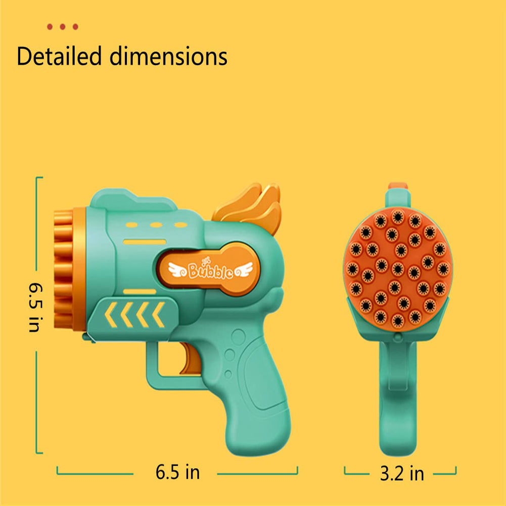 Automatic Bubble Gun Toy with LED Lights for Kids
