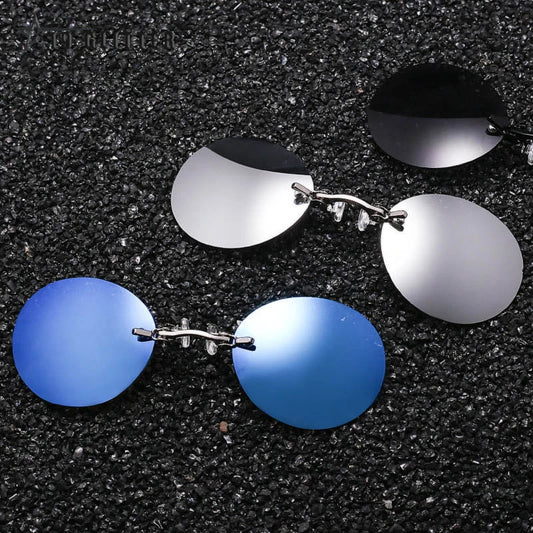 Add a Touch of Vintage Style to Your Look with TSRW's Clip-On Round Sunglasses - Inspired by Matrix Morpheus!