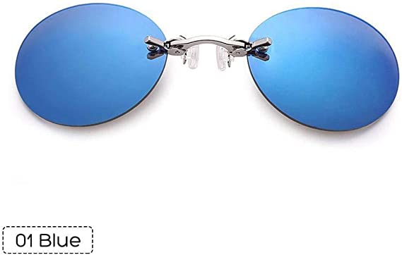 Add a Touch of Vintage Style to Your Look with TSRW's Clip-On Round Sunglasses - Inspired by Matrix Morpheus!