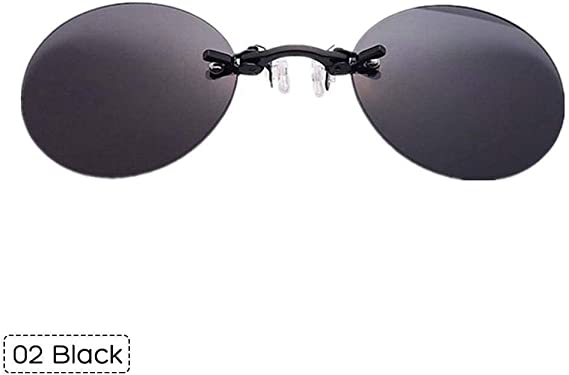 Add a Touch of Vintage Style to Your Look with TSRW's Clip-On Round Sunglasses - Inspired by Matrix Morpheus!