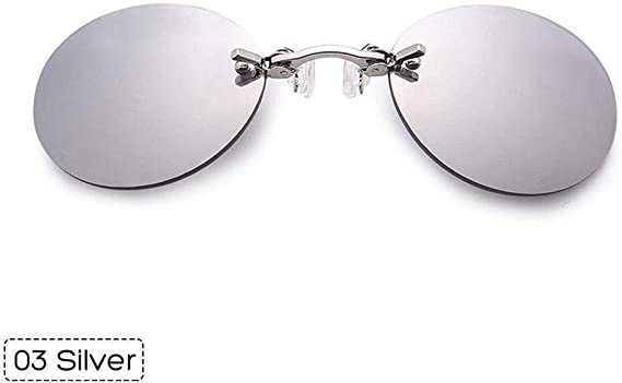 Add a Touch of Vintage Style to Your Look with TSRW's Clip-On Round Sunglasses - Inspired by Matrix Morpheus!