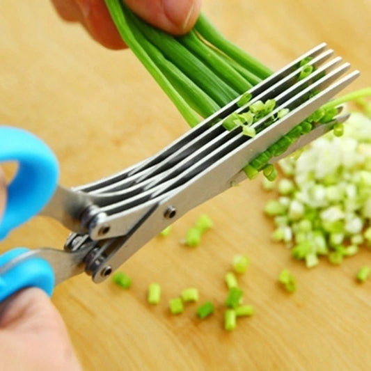 Upgrade Your Kitchen with The Master Cut - Multifunctional Stainless Steel Knife and Scissors Set!