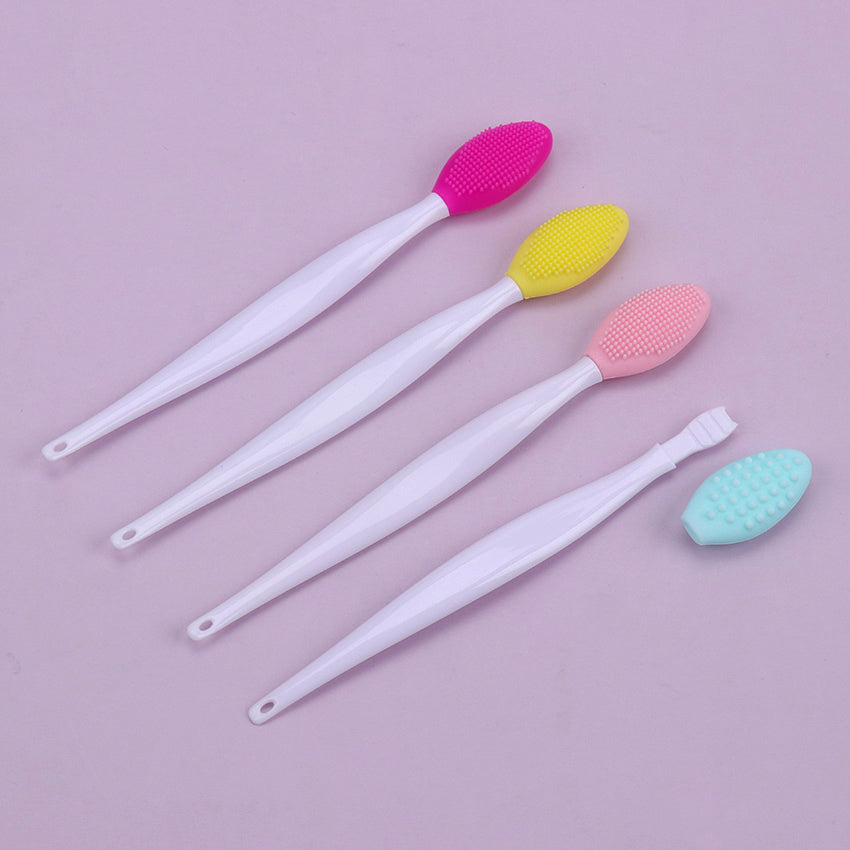 Get Clearer, Glowing Skin with Silicone Glow Brush - Includes Replacement Head for Long-lasting Use!