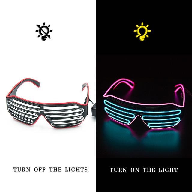 LED Glowing Glasses for Party Supplies and Costumes